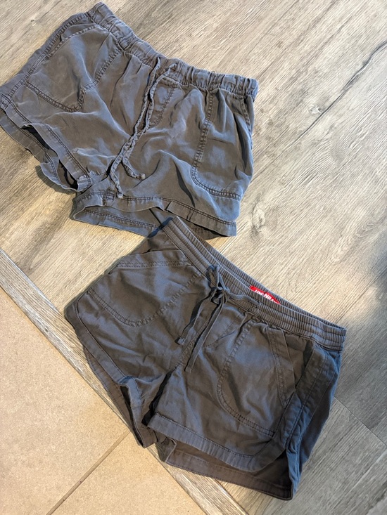 GAP & Union Bay Pants - GAP & Union Bay Women's Athletic Drawstring Shorts - Charcoal BOTH M
